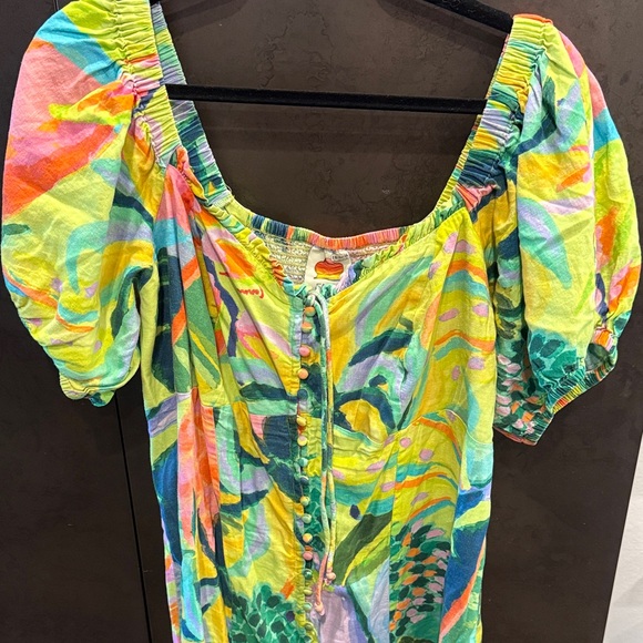 FARM Rio Vibrant Multicolor Midi Dress - Picture 3 of 5